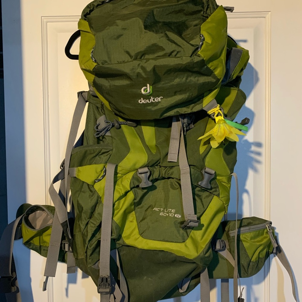 Deuter 75L hiking pack, never been used